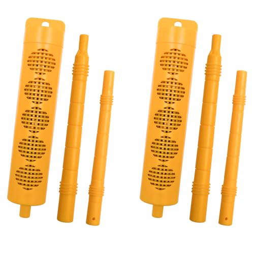 Hot Tub Filter，Spa Mineral Filter Cartridge with Long-Lasting Sticks for Hot Tubs & Spas Last for 6 Months,Yellow (2)