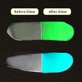CUWELT Acrylic Glow in The Dark Paint, 2X100ml/3.4oz, Bright Colors Glow Paint Set, Night Luminous Paints, Neon Paints for Halloween Christmas Decorations Art Painting DIY - Image 4