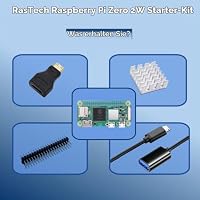RasTech Raspberry Pi Zero 2 W Kit mit Stiftleiste, Aluminium-Kühlkörper, Micro-USB-OTG-Kabel, Mini-HDMI-HDMI-Adapter (mit Quad-Core-CPU, Bluetooth 4.2, BLE, Bordantenne usw.) – Ansicht 4