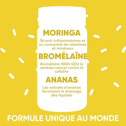 Rétention d'Eau et Cellulite : Solution Gélules Bromélaïne Ananas - 3
