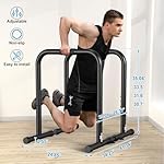 RELIFE REBUILD YOUR LIFE Dip Station Functional Heavy Duty Dip Stands Fitness Workout Dip bar Station Stabilizer Parallette Push Up Stand - Image 4