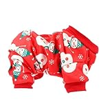 BAZEITFLOW Weihnachtskleidung Für Hunde Aus Bequeme Und Atmungsaktive Haustierkleidung Warmes Und Modisches Design Für Outdoor-aktivitäten Und Besondere Anlässe