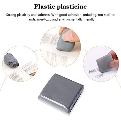 Kit Sfumini Da Disegno HASLED - 66 Pezzi, Punte Rotonde E Appuntite, Per Artisti - Foto 5