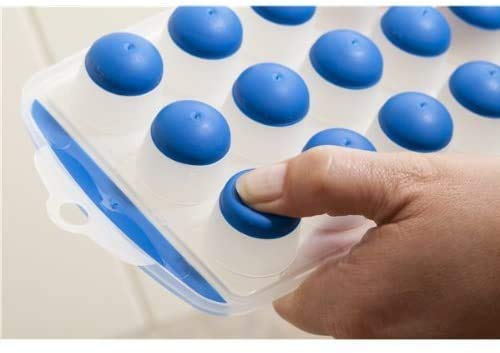 Set de 2 packs con 4 cubeteras redondas flexibles miniatura 6