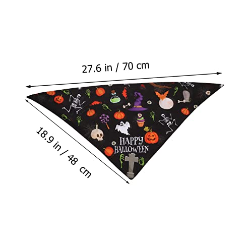 Balacoo 3 Pçs Lenços De Saliva De Gatos Bandanas Acessórios De Toalha De Poliéster Trajes Lenço Esta