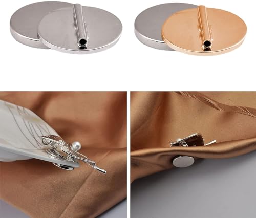 5Pcs Silver Mini Pin Brooch Converter Harm Free Clothing Buckle Metal Lapel Pin Brooch Holder Converter Easy Use Jewelry Making Pin Backs,Jewelry Findings