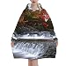 QAZG Automne Ruisseau Rivière Nature Paysage Sweat-Shirt à Capuche imprimé surdimensionné Confortable et Chaud à Capuche Doux et Pelucheux