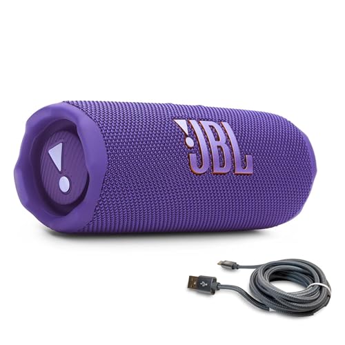 Image of JBL Flip 7 (Purple) + Bundle with USB-C Braided Cable