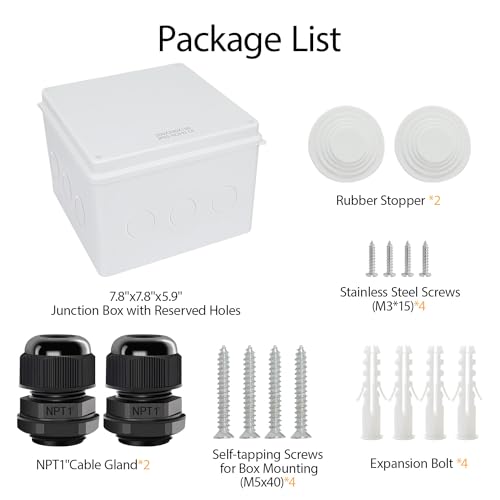 Boîte de dérivation étanche IP65 LeMotech pour protéger vos connexions de l'eau