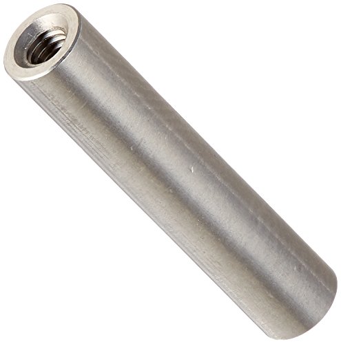 Round Standoff, Stainless Steel, Female, M2.5-0.45 Screw Size, 4.5mm OD, 22mm Length, (Pack of 10)