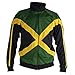 Authentic Jamaican Long Sleeved, Reggae Zip Up Jacket - Unisex (Black, Green and Yellow)