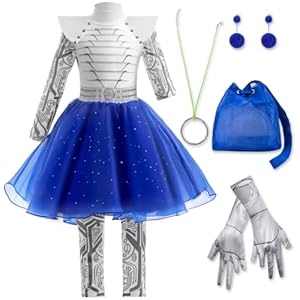 LZH Zombies Alien Kostüme Kleid für Mädchen Kids Cosplay Addison Cheerleading Kostüm Prinzessin Halloween Outfits