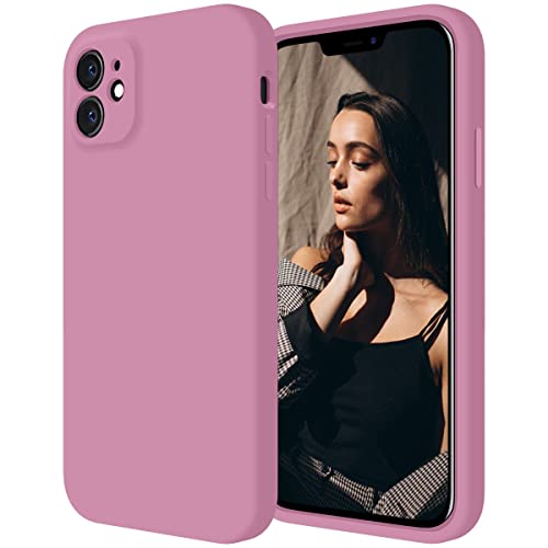 Cordking Designed for iPhone 11 Case, Silicone [Straight Edges] & [Camera Protecion] Upgraded Phone Case with Soft Anti-Scratch Microfiber Lining, 6.1 inch,...