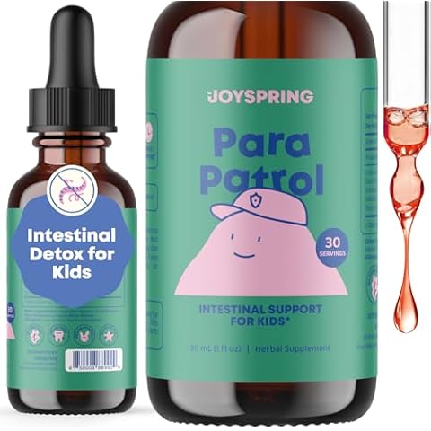 JoySpring Kids' Liquid Cleanse - Natural, Alcohol-Free Detox Cleanse for Digestive Health, GI Detox, Colon Detox, and Kids Detox - 1 fl oz Cover
