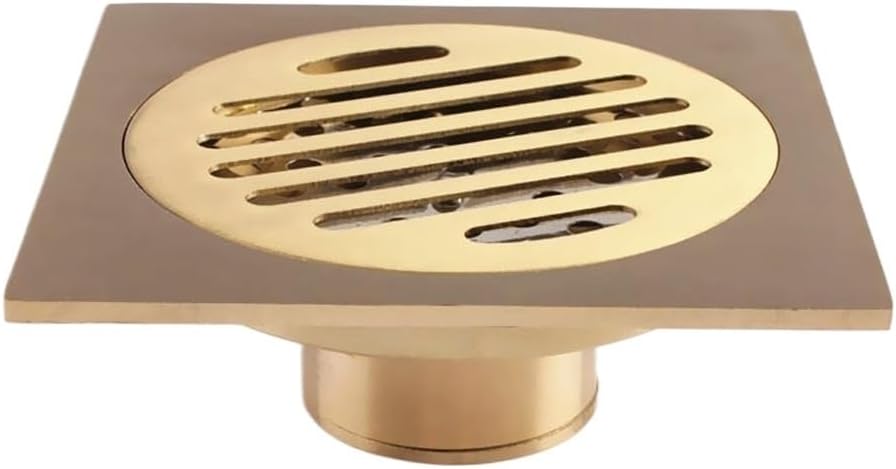 4 Inch Copper Deodorant Square Floor Drain Bathroom Washing Machine