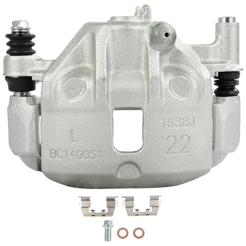 Image of SCITOO - Front Left Disc Brake Caliper Assembly For Hyundai,For Mitsubishi | Models - For Accent 2000-2005,For Excel 1990-1994,For Precis 1990-1994,For Scoupe 1991 1993-1995 19B1493