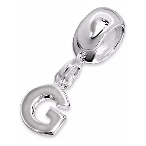 Silvadore 925 Sterling Silver Letter G Charm Cover