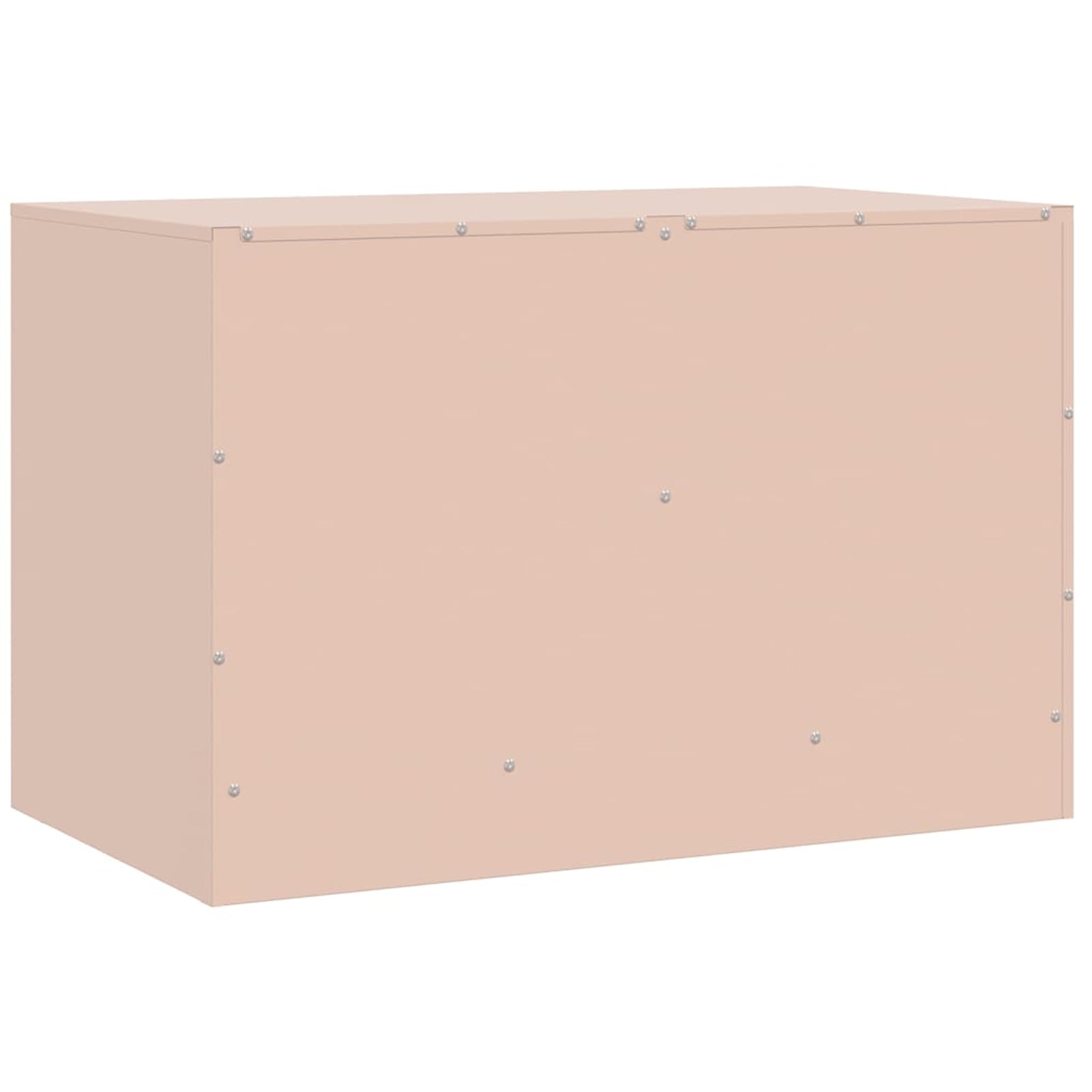 Gecheer TV-Schränke 2 STK. Rosa 67x39x44 cm Stahl, Moderne TV Lowboard Wohnwand Fernsehschrank für Home-Cinema Gamerzimmer Wohnungen Büro841634