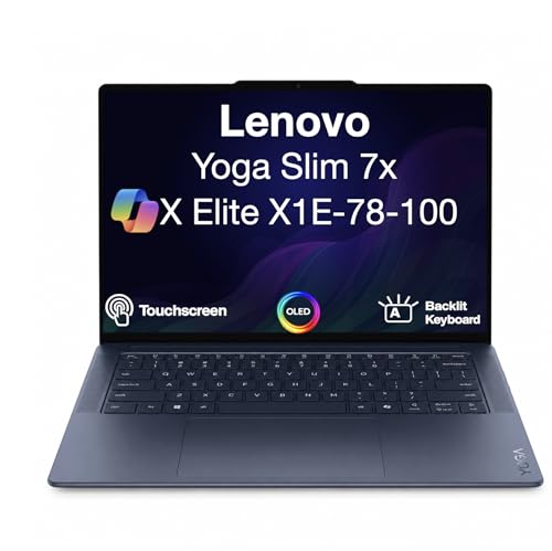 Image of Lenovo Yoga Slim 7X Copilot + Laptop 14.5 60Hz Touchscreen OLED 2944x1840