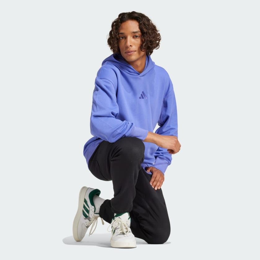 Image of adidas mens All Szn Fleece Loose Hoodie