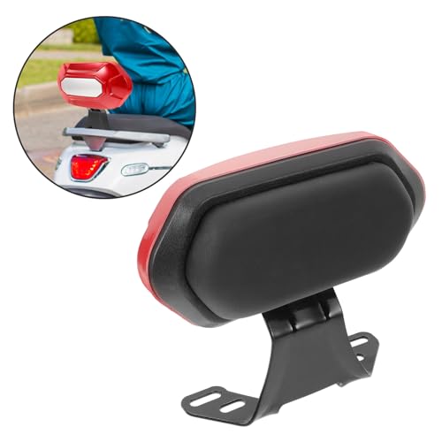 Coussin de dossier installation facile rouge pour sécuriser la selle arrière