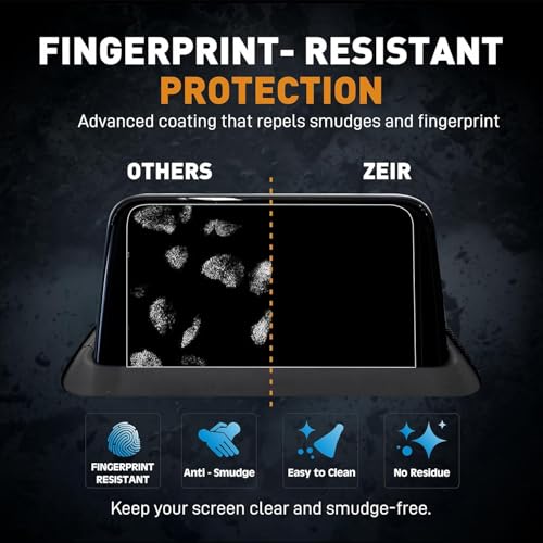 Image of ZEIR [3 PACK] Screen Protector Compatible with TATA ALTROZ PURE & PURE S - 7 Inch Infotainment Touchscreen, AC Cluster & Steering Panel | 2025 Facelift TataAltroz Display Guard | 9H Hardness, Anti-Scratch & Water Resistant | HD Clarity Dashboard Touchscreen Accessory 2026+ [Not Tempered Glass]