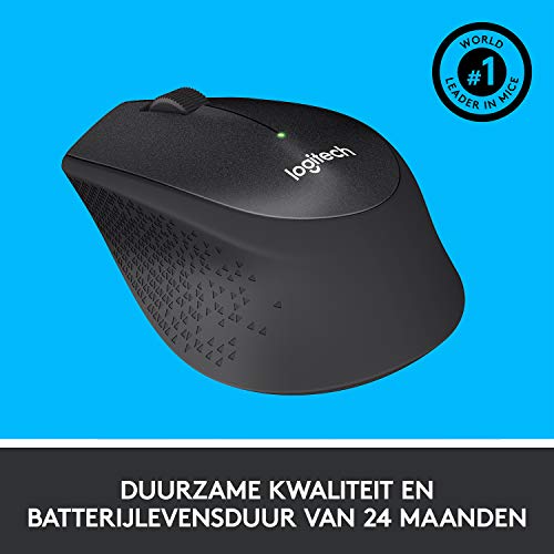 Logitech M330 SILENT PLUS Draadloze Muis, 2,4 GHz met USB-Nano-Ontvanger, 1000 DPI Optische Tracking, 2 Jaar… - Afbeelding 6