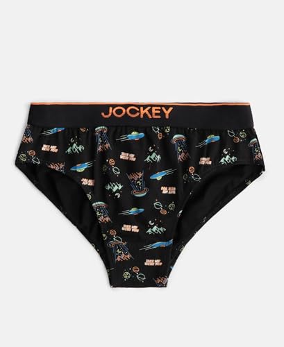 Image of Jockey PB04 Boy's Super Combed Cotton Elastane Stretch Printed Brief with Ultrasoft Waistband (Pack of 2)
