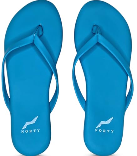 Image of NORTY Women's Memory Foam Flip Flops, Slides & Sandals, Runs 1 Size Small