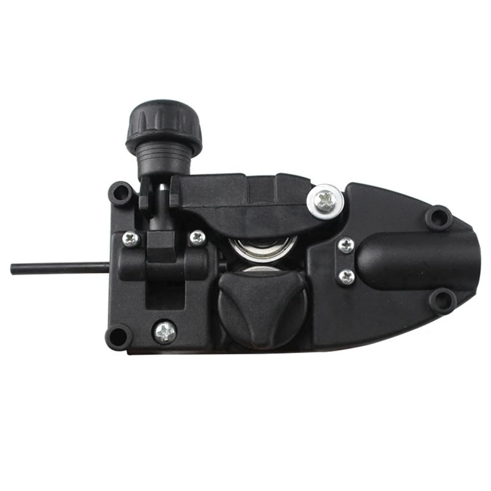 Littimoon DC 24V Mini Wire Feeder Light Duty MIG Wire Feeder Assembly Single Drive Roll Wire Feed Machine Black Plastic for Mig Welder Left