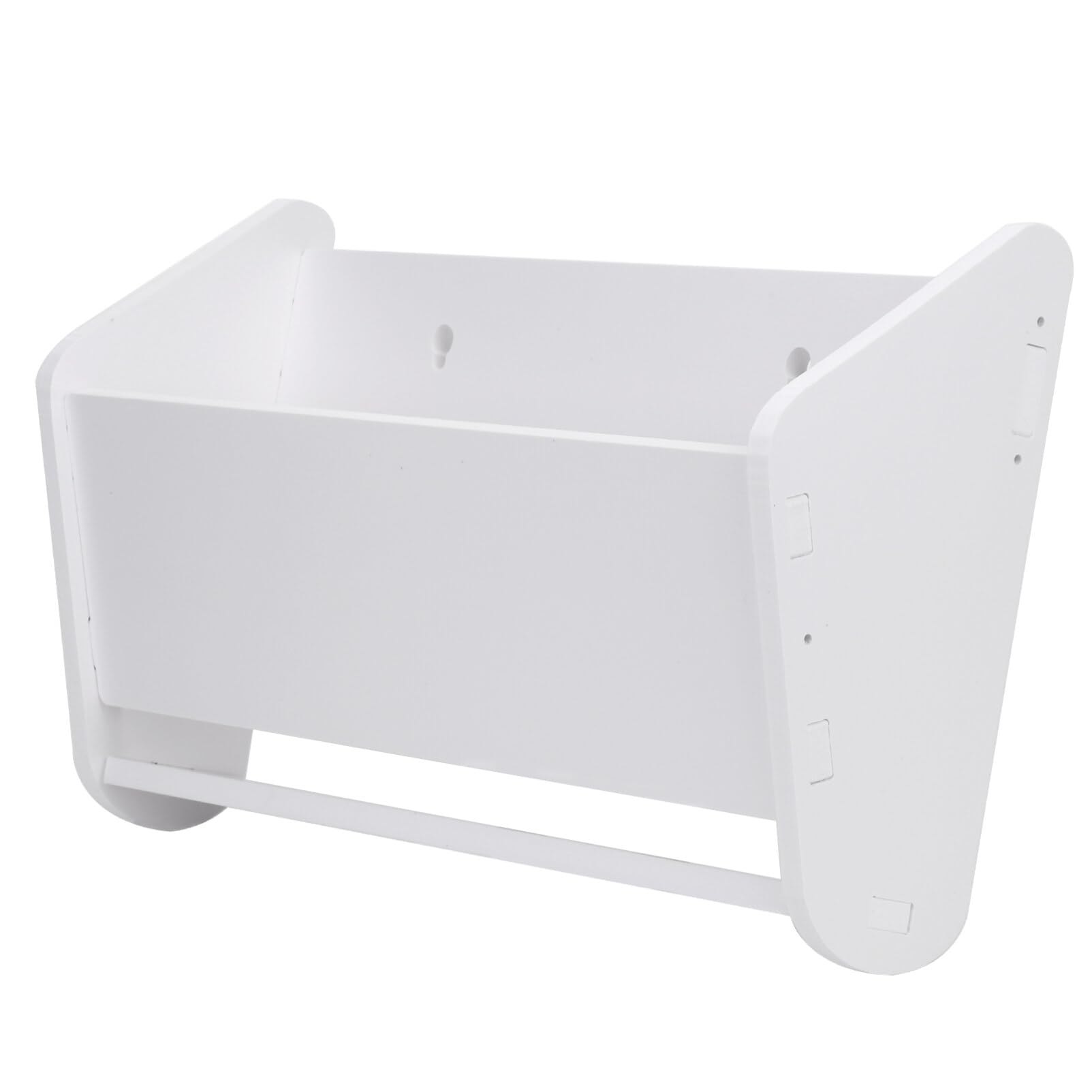 Angoily White Wall Mounted Shoe Rack, Wall Shoe Storage Rack Mounted, 40cm Shoes Rack Hanging Shoe Wall Organizer Door Back Shoe Hangers Storage Shelf, Wall Shoe Holder, Wall Shoe Organizer