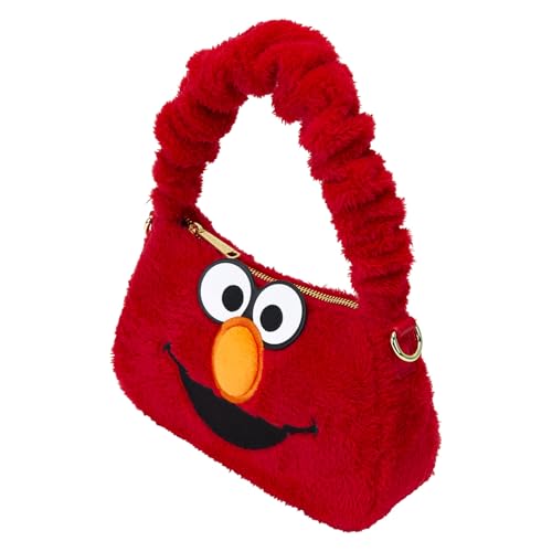 Loungefly Sesame Street Elmo Plush Crossbody Bag3