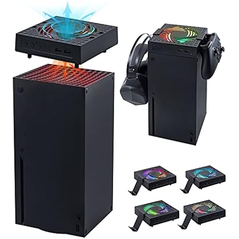 Mcbazel Cooling Fan with RGB Lighting for Xbox Series X Cover