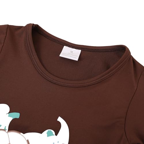 Toddler Girls T-Shirts Turkey Long Sleeve Shirts Kids Cotton Tshirts Girls Summer Tops T-Shirts 3-8Y3