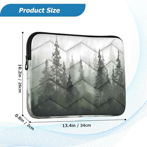 Funda para portátil 13-14 pulgadas impermeable forest trees miniatura 3