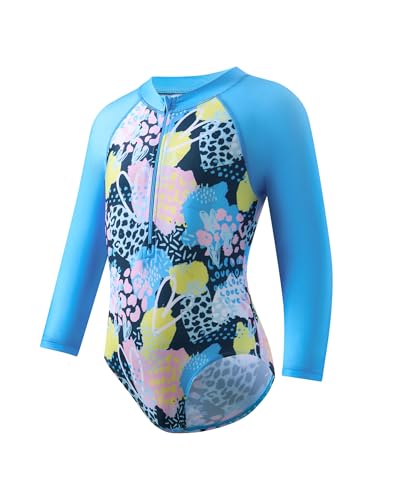 Image of Angel season Girls Swimsuits Kids Bathing Suit One Piece Swimwear with UPF 50+ Cute