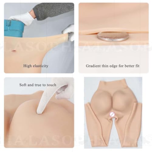 Bragas de silicona completa realce de caderas control de abdomen ropa interior moldeadora 3