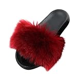 😆hausschuhe fell cozy slides schuhe puschel hausschuhe fellschuhe puschen damen plüsch hausschuhe fell damen warme pantoffeln damen kuschelhauschuhe schuhe damen 41 slipper schlappen mit fell hausschuhe kuschelig damen hausschuhe sommer geschlossen
