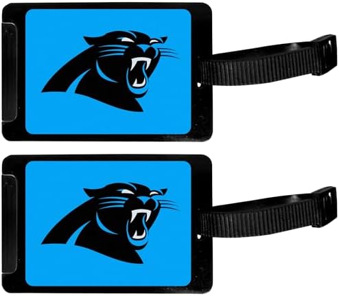 Siskiyou NFL Carolina Panthers Luggage Tag, 2 pk, Black image 5