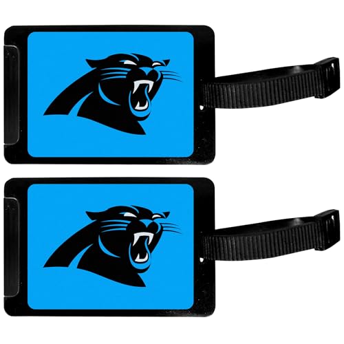 Étiquettes bagage Carolina Panthers NFL Siskiyou pour éviter perte valise