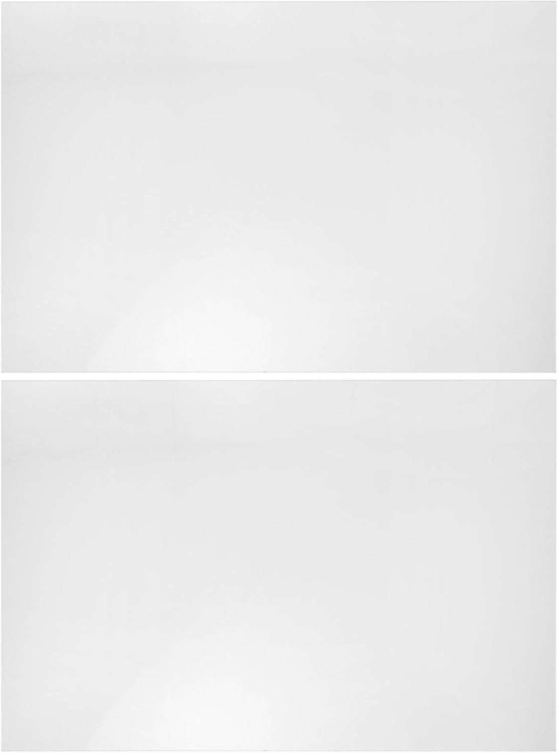 2pcs Acrylic Sheets for Crafts, 8x12 1/8" Thick Acrylic Boards with High Transparency and Lightweight Material for Wedding Invitation Crafts and Display Cases