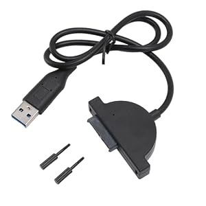 Greensen USB 2.0-zuAdapterkabel für Slimline 7+6 Pin Laptop CD DVD ROM