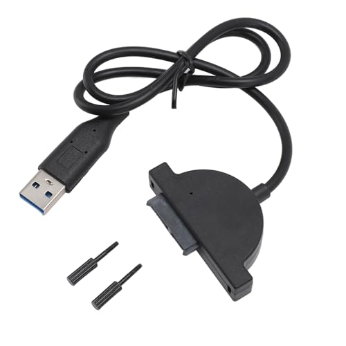 Plyisty USB 3.0 auf 7+6 Slimline SATA-Adapterkabel, USB 2.0 auf SATA-Kabel, Hot-Swap-fähig, für Laptop, CD, DVD, ROM, Optisches Laufwerk
