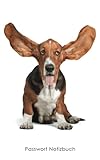  Passwort Notizbuch: Internet-Adresse und Passwort-Logbuch - Basset Umschlag (Notizbücher für Hundeliebhaber, Band 6)