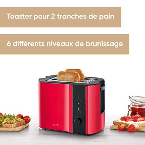 GRILLE PAIN SEVERIN AT2217 inox laqué double fente - vue 6