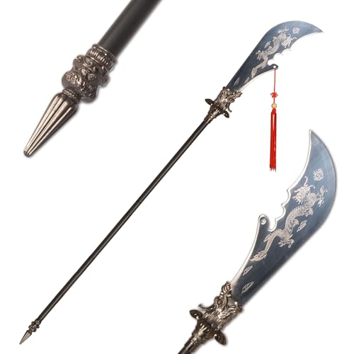 84.96-inch Spring Autumn Broadsword Martial Arts Guan Yu Green Dragon Crescent-Moon Blade Eighteen Weapons Collection Unopened