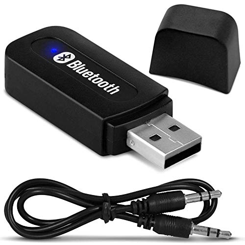Receptor Adaptador de Áudio Bluetooth Usb, P2, Veicular