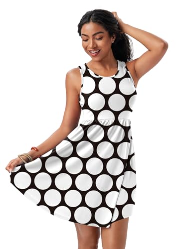 Image of HiMONE Vacation Dresses for Women 2025 Summer Dress Women's Casual Sundresses Casual Beach Petite Sun Dress XS-2XL