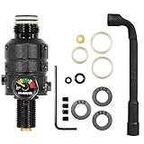 HK Army Paintball Regulator 350psi-650psi Adjustable Turbine Pro for HPA Compressed Air Tanks (Standard, Black)