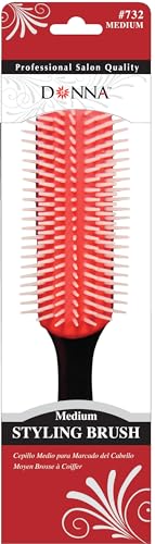 Denman D3 Original Curl Definer & Styler, Curly Hair Brush for Women & Men – 7 Row Detangling & Curl Defining Brush for Smooth Defined Curls - a precision Styling Brush for straight hair
